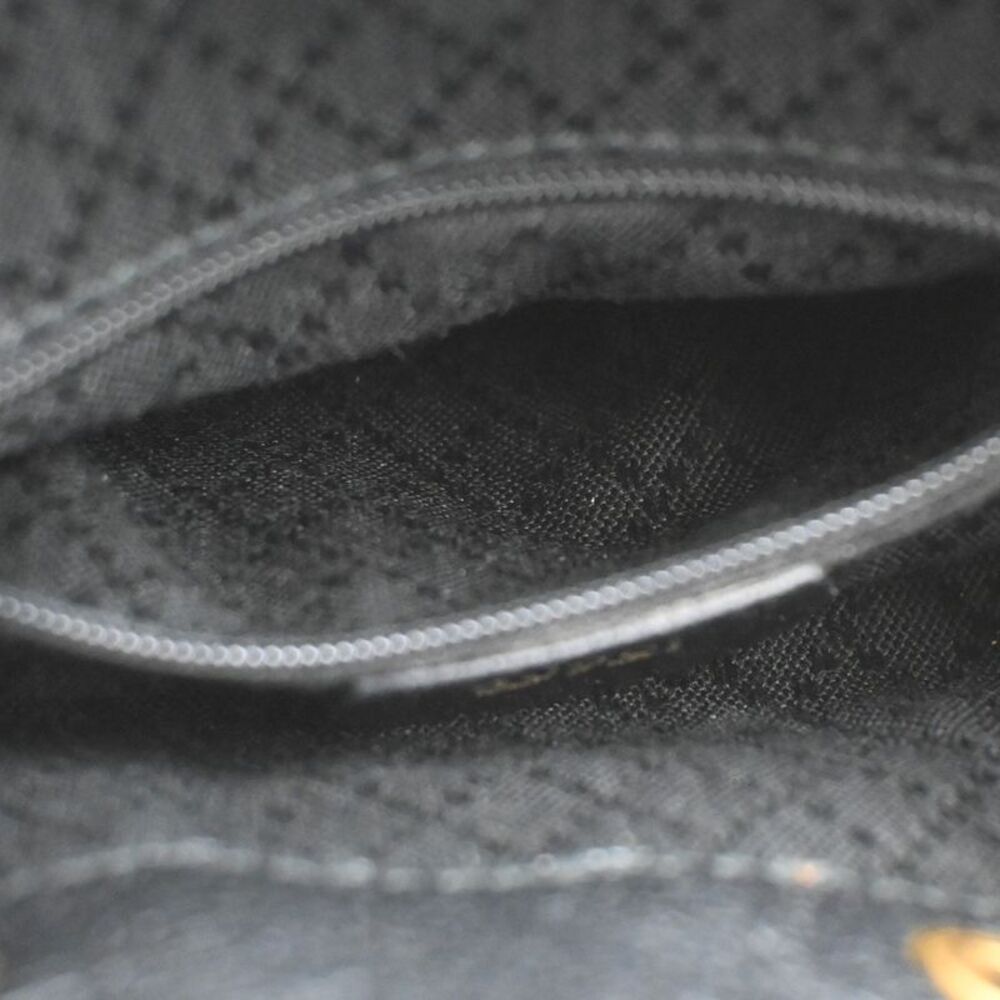 Gucci Vintage Bamboo Backpack Suede Black Suede Backpack Bag - Picture 16 of 16